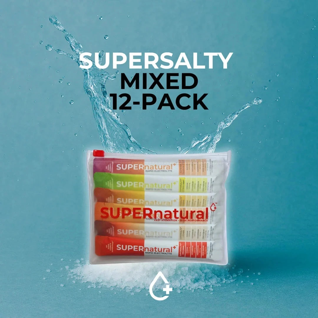 SUPERnatural+ SUPERsalty Rapid Electrolytes Mixed 12-Pack 