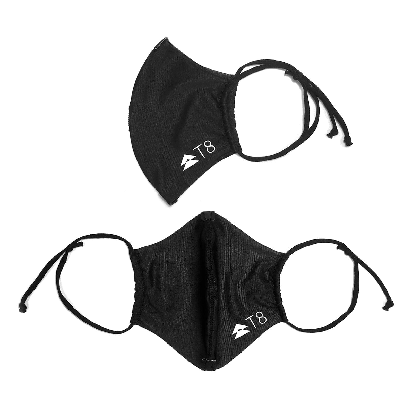 T8 MAX O2 Running Mask Pack of 2 Black OS 