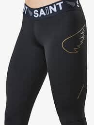 SA1NT Women's P1 Elite Compression Tights - Low Rise Black XS 