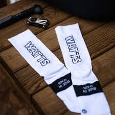 SPORCKS Watts White - Cycling Socks 