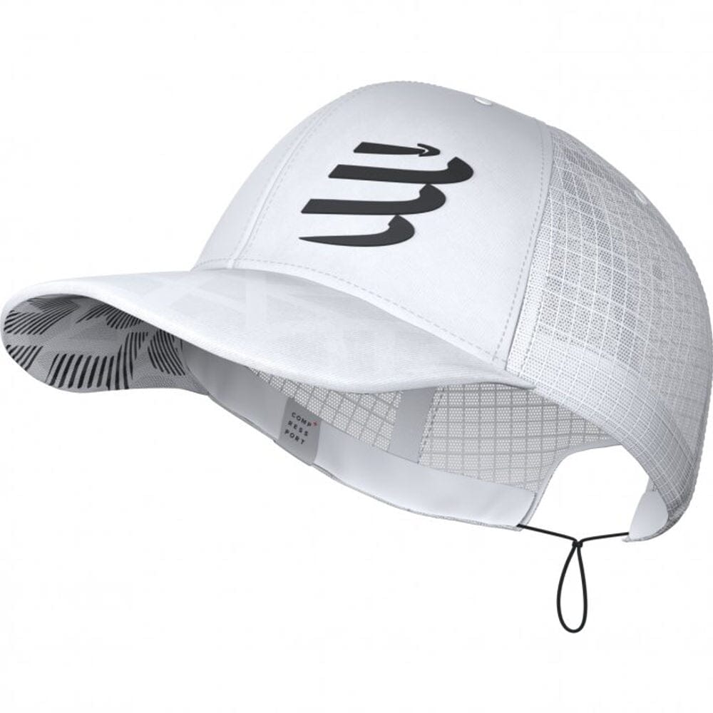Compressport Racing Trucker Cap White/Black One Size 