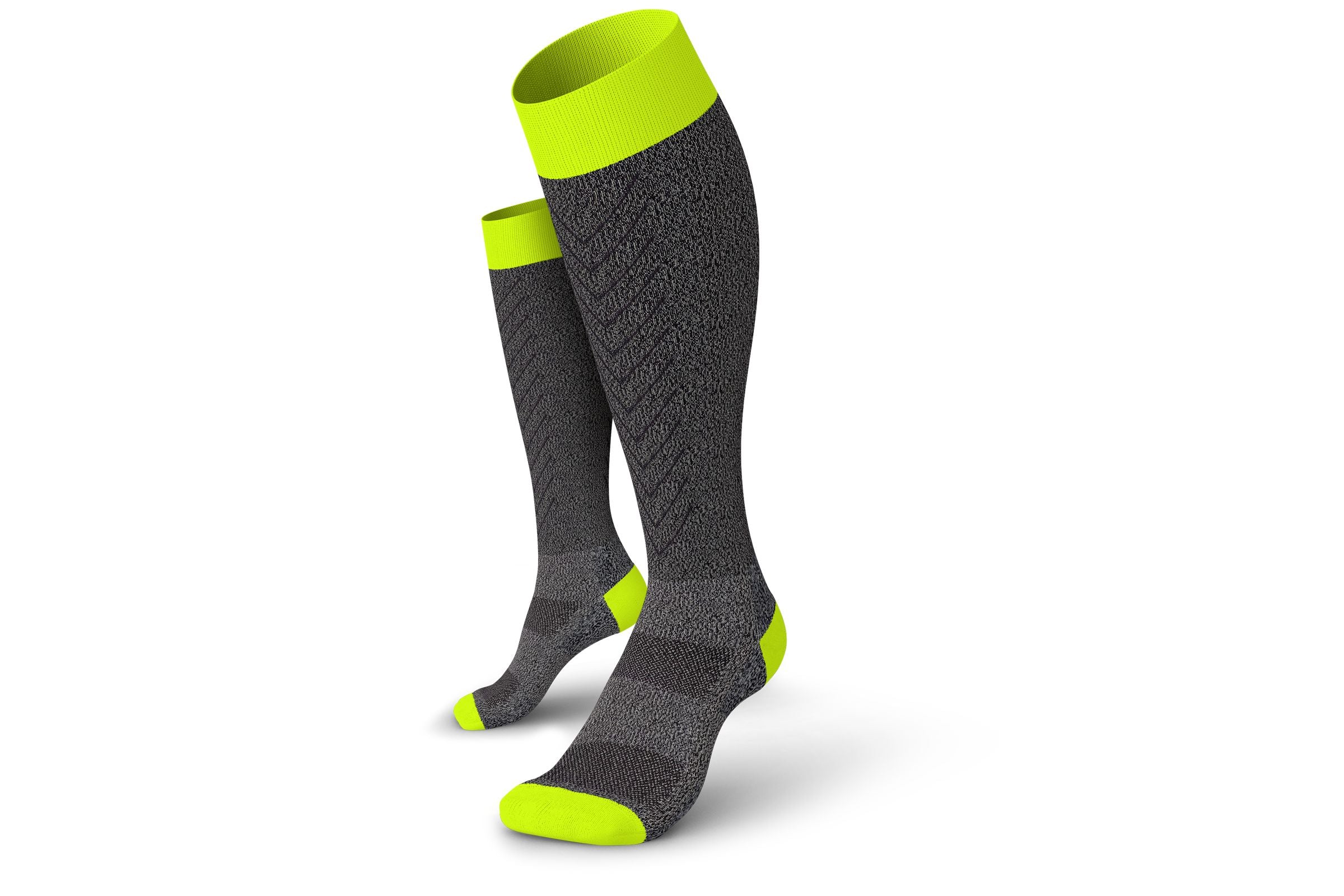 Incylence Renewed Compression V2 Dark Grey Canary Socks