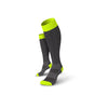 Incylence Renewed Compression V2 Dark Grey Canary Socks