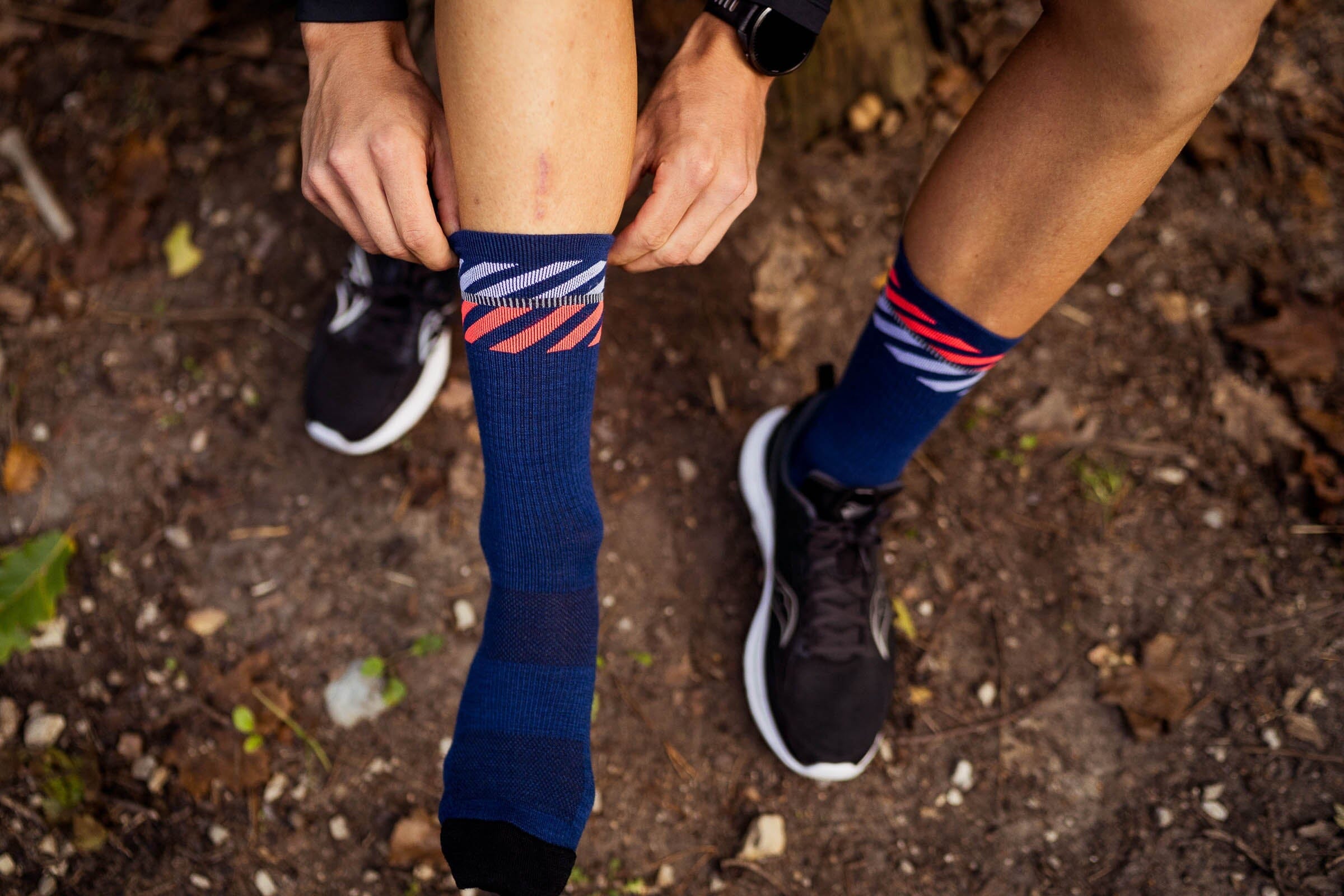 INCYLENCE MERINO LIGHT LANES NAVY INFERNO Merino Light INCYLENCE