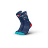 Chaussettes Incylence Running Crystals Marine Cyan Inferno