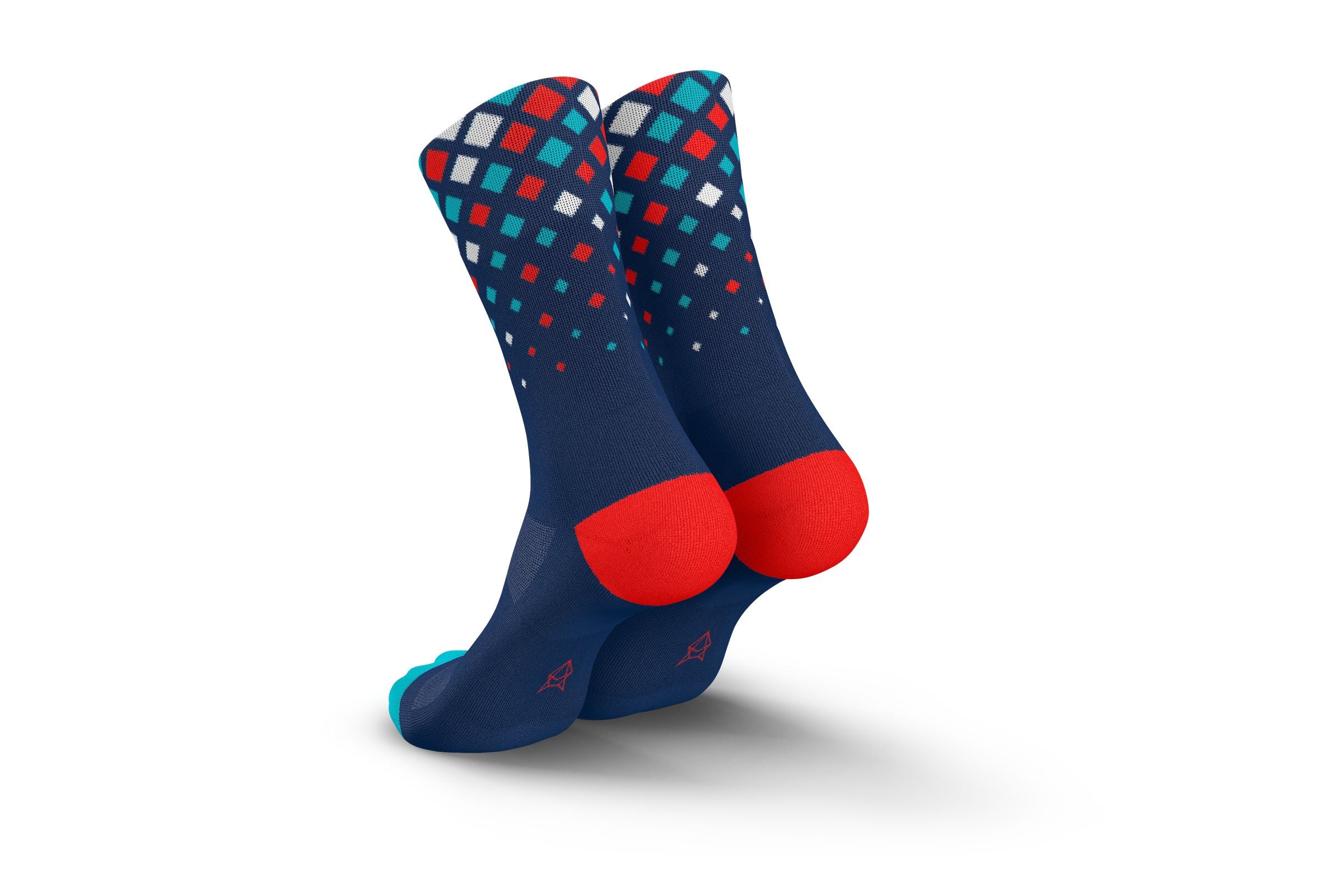 Incylence Running Crystals Navy Cyan Inferno Socks