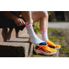 INCYLENCE RUNNING CRYSTALS WHITE PURPLE ORANGE Socks INCYLENCE