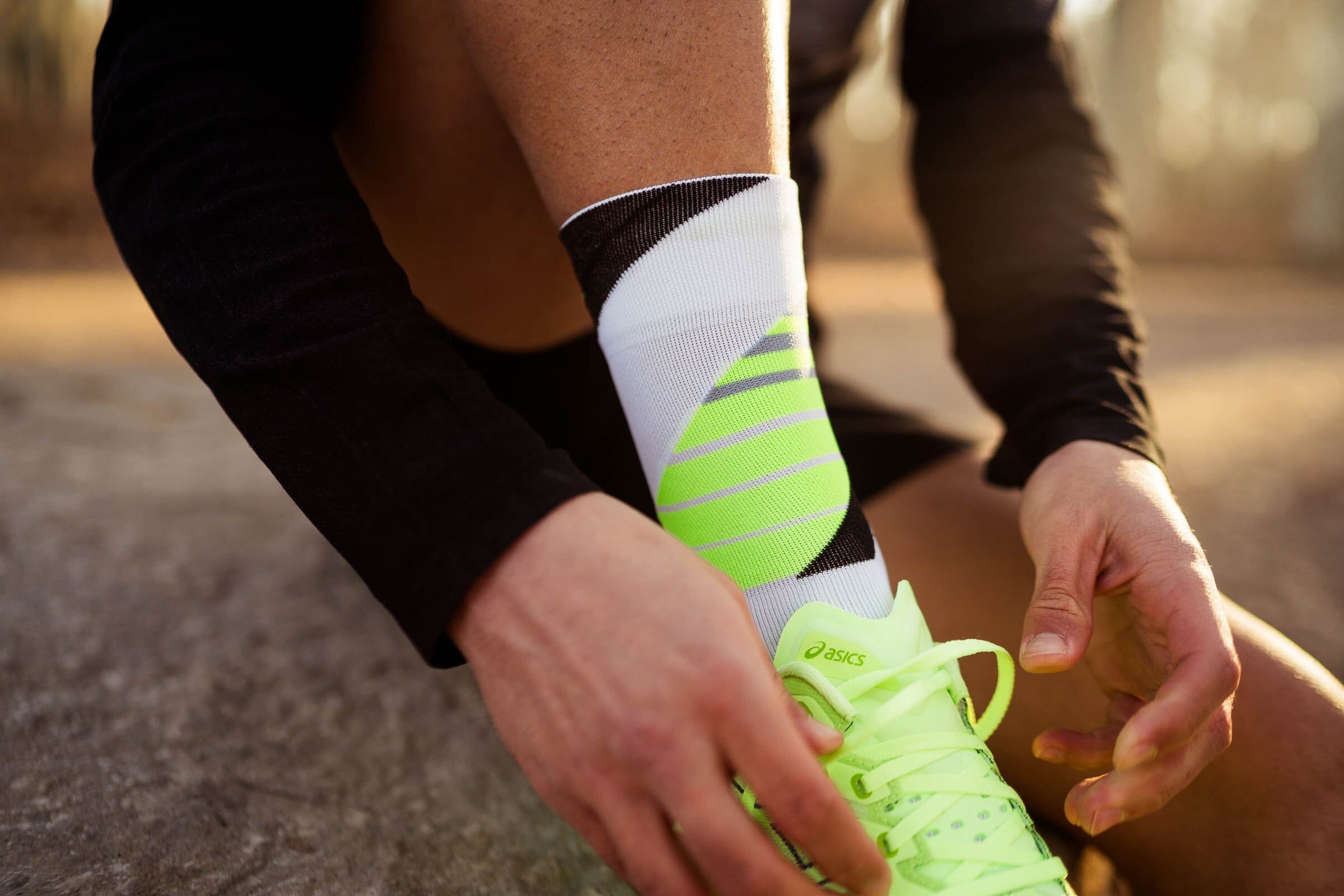 Incylence Running Ladders Black Green Socks 