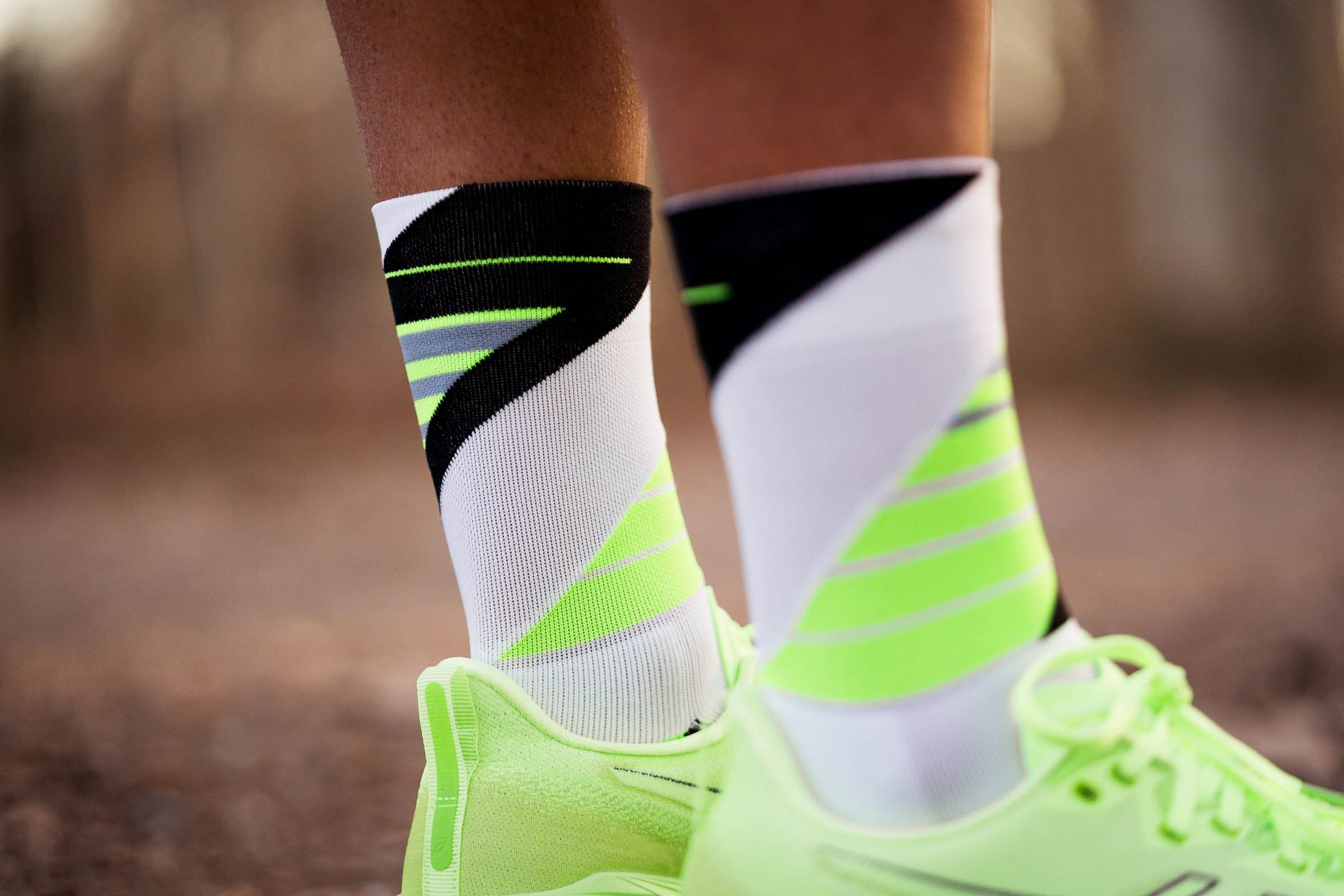 Incylence Running Ladders Black Green Socks 