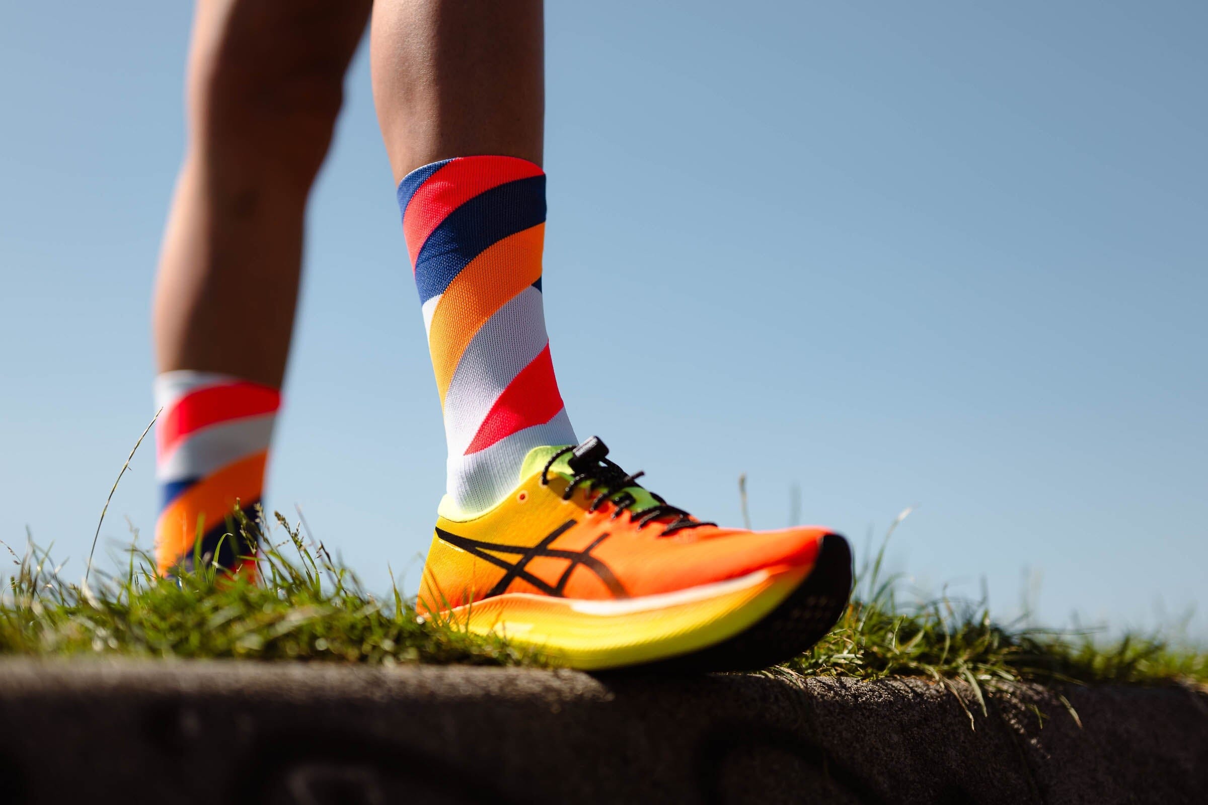 Incylence Running Loops White Orange Inferno Socks 