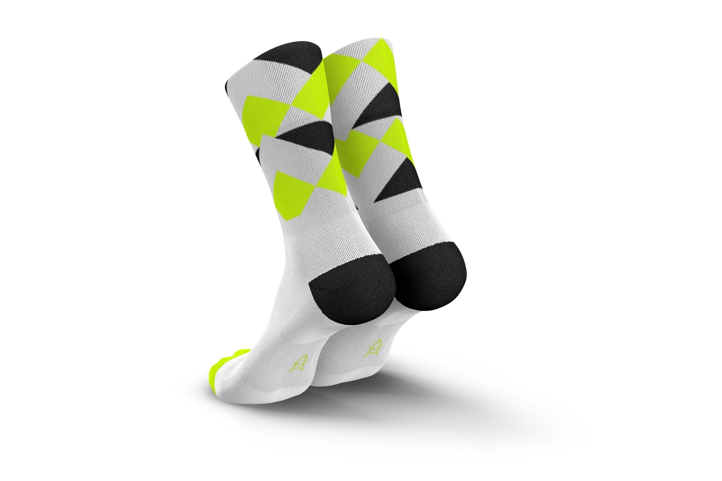 Incylence Running Peaks White Canary Socks 