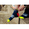 INCYLENCE RUNNING CRYSTALS SHORT NAVY CANARY Socks INCYLENCE