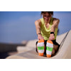 Incylence Running Ladders Short Orange Green Socks 