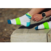 INCYLENCE RUNNING LOOPS SHORT WHITE GREEN Socks INCYLENCE