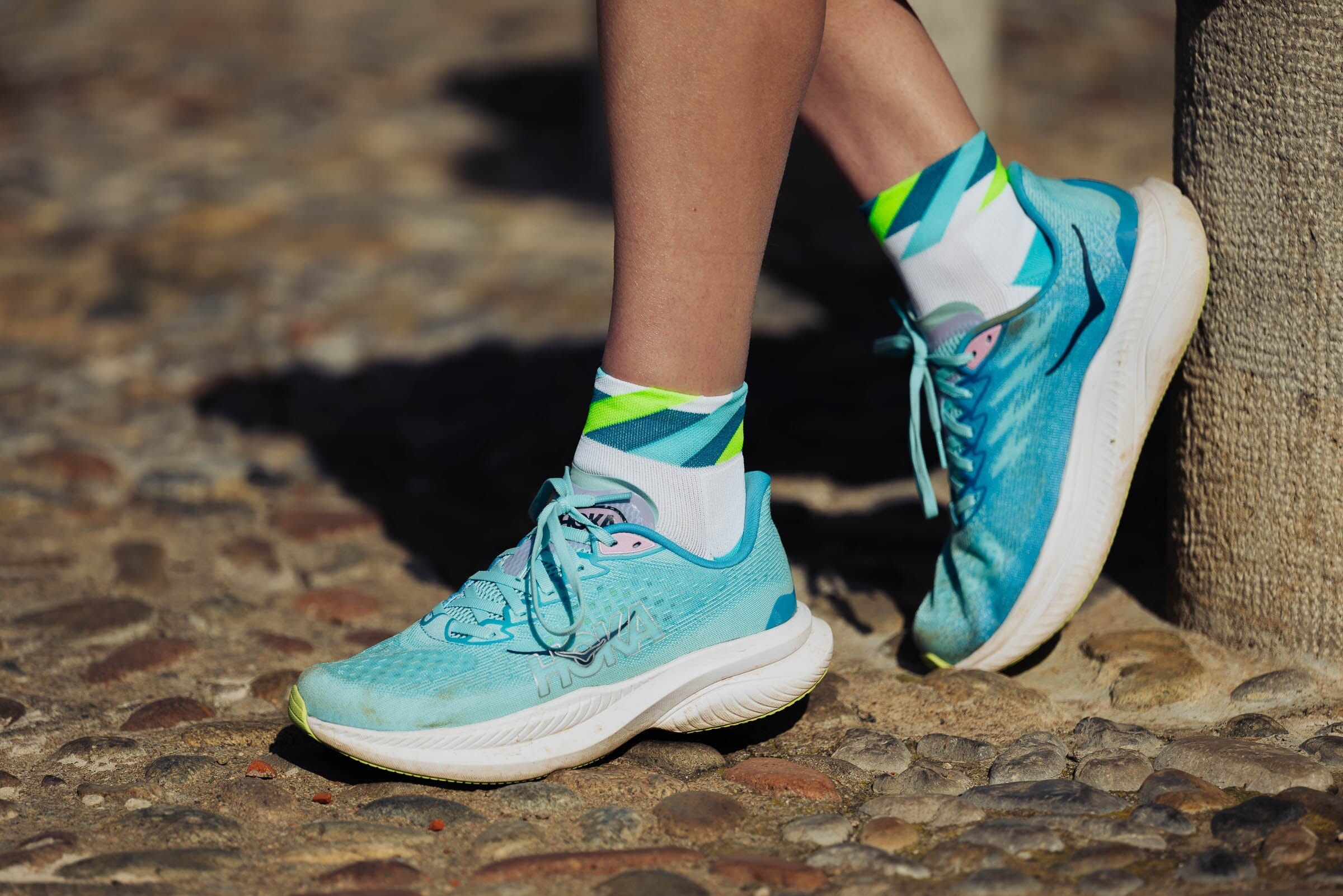 Incylence Running Loops Short White Green Socks 