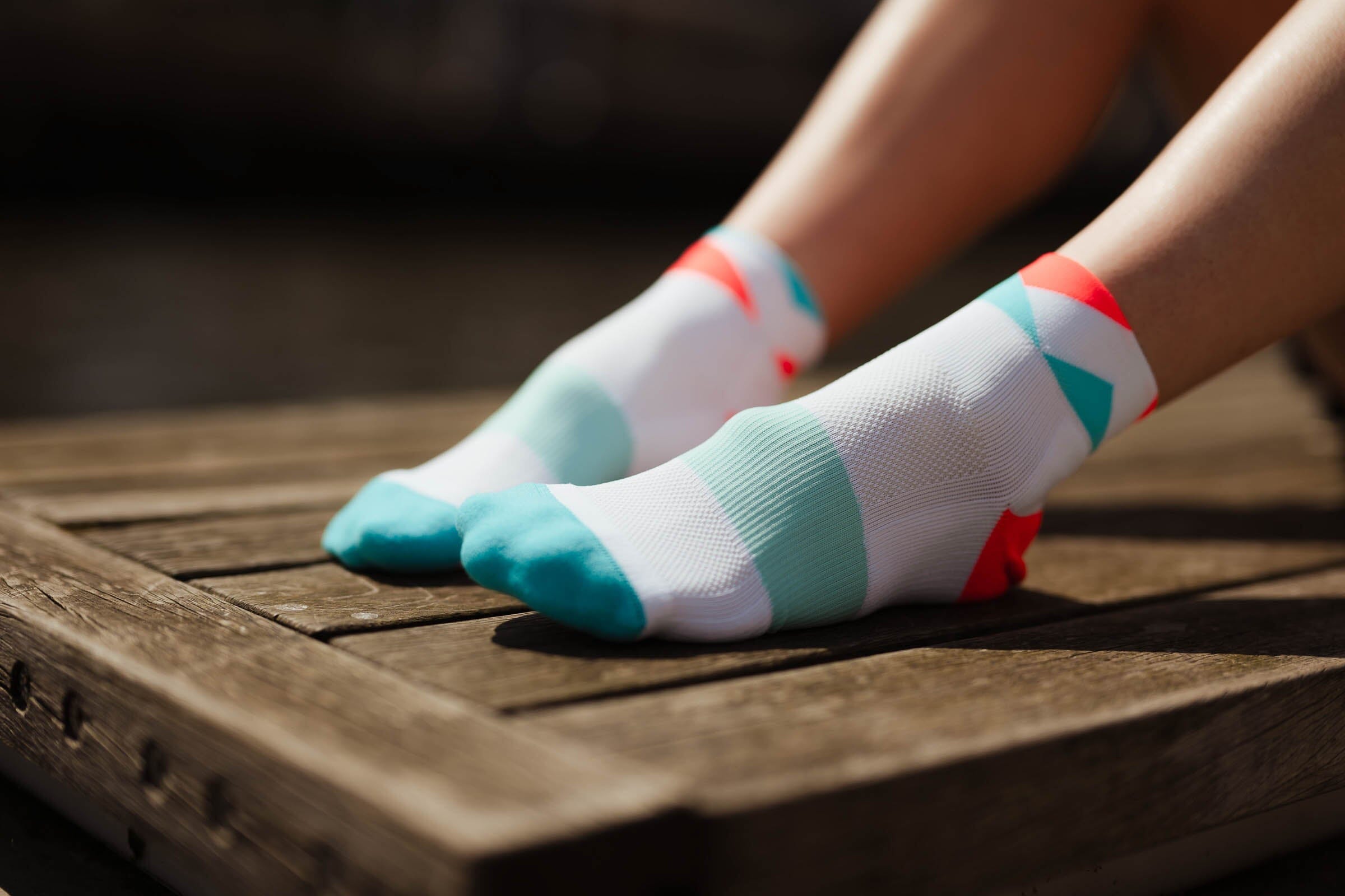 Incylence Running Peaks Short Cyan Inferno Socks 