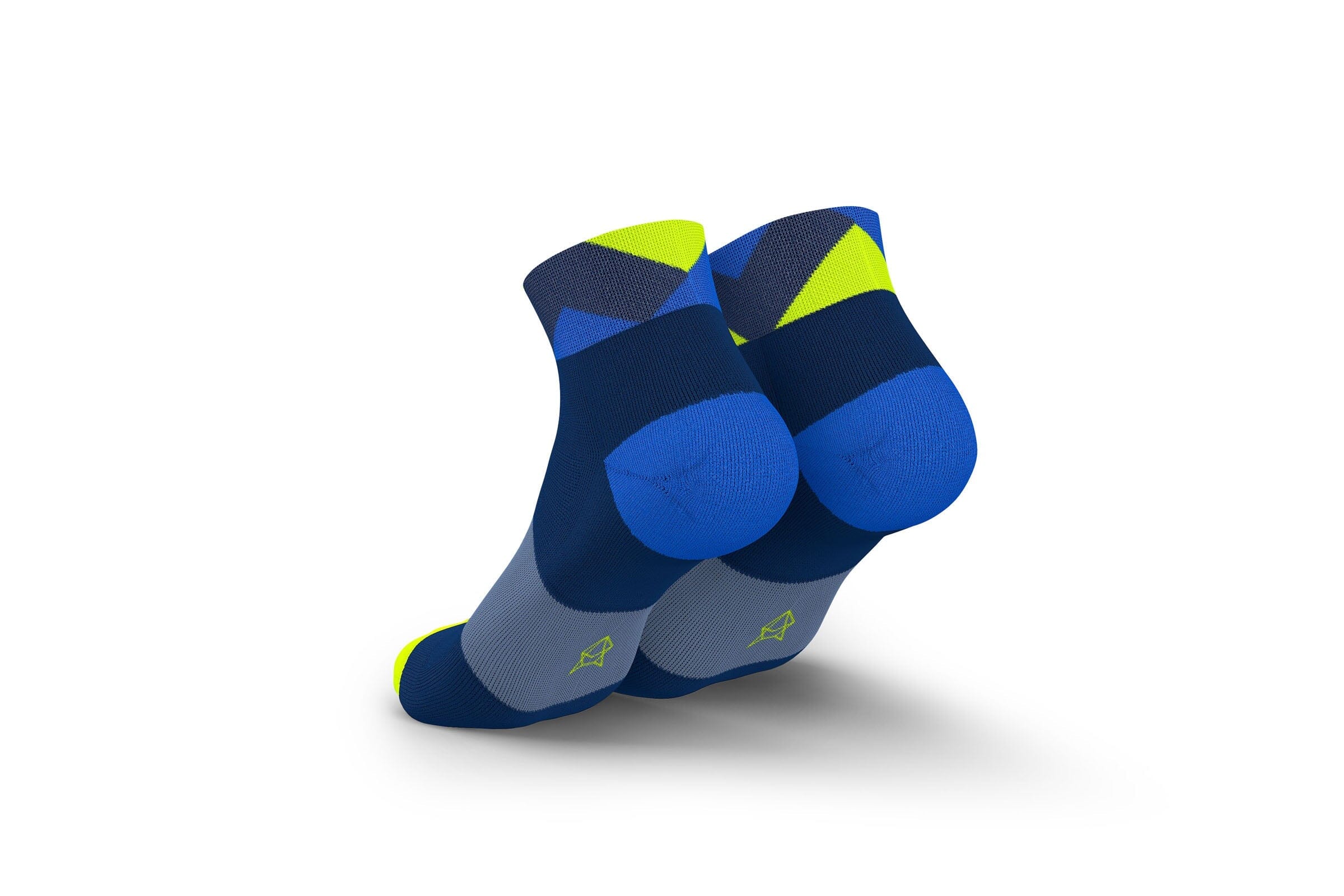 Incylence Running Peaks Short Navy Blue Canary Socks 