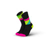 INCYLENCE ULTRALIGHT STRIDES BLACK PINK CANARY Socks INCYLENCE