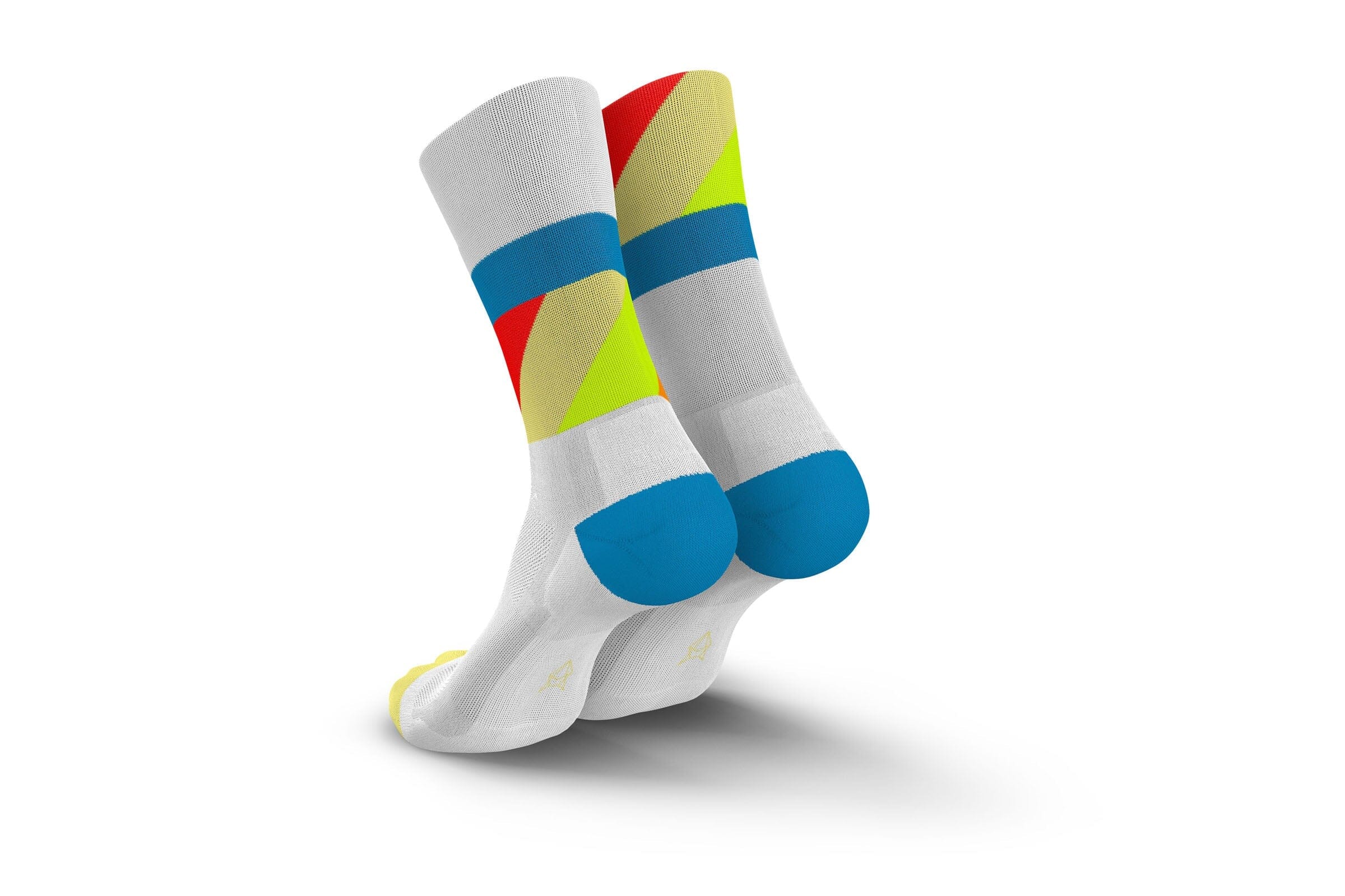 INCYLENCE ULTRALIGHT STRIDES WHITE BLUE INFERNO Socks INCYLENCE