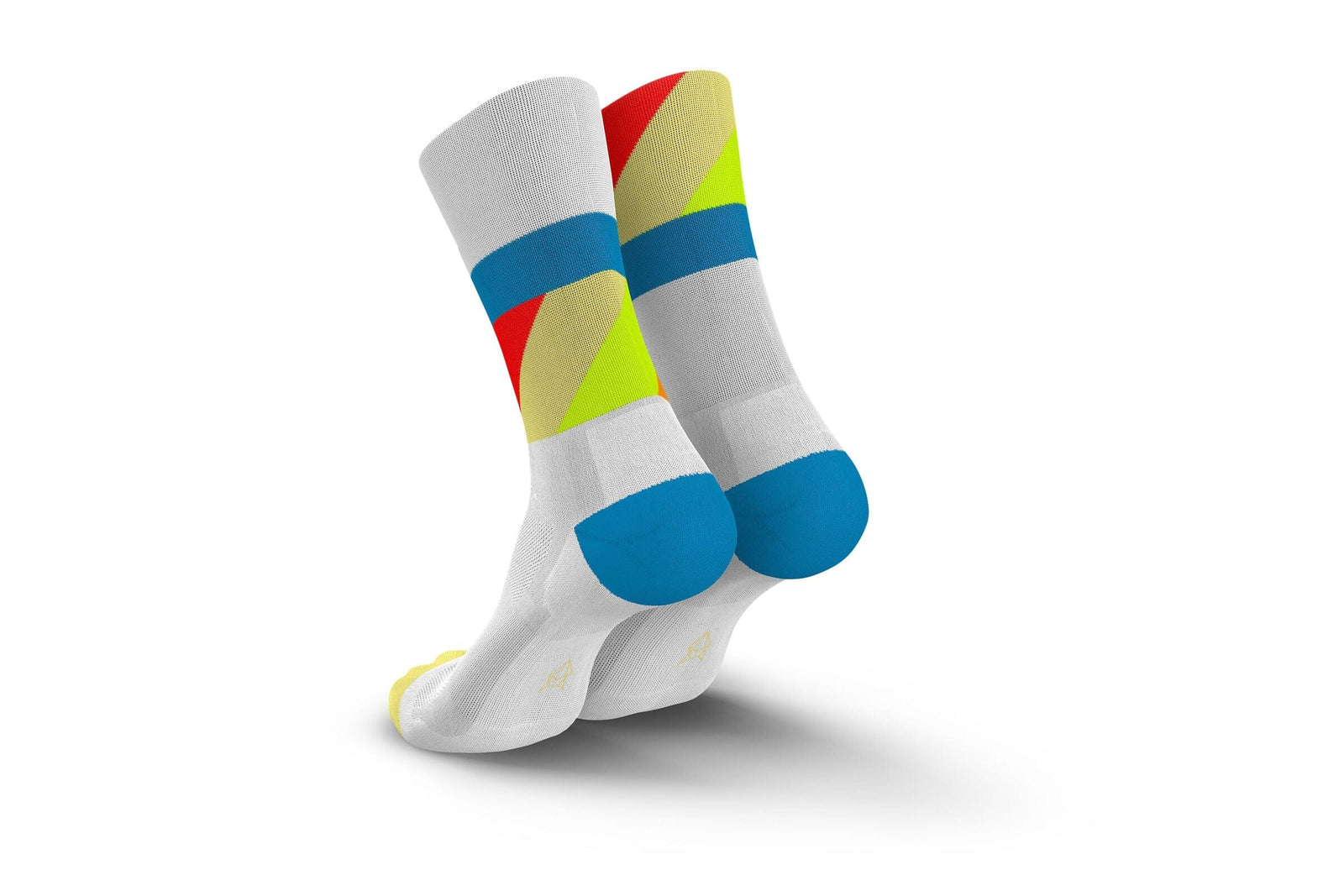 INCYLENCE ULTRALIGHT STRIDES WHITE BLUE INFERNO Socks INCYLENCE