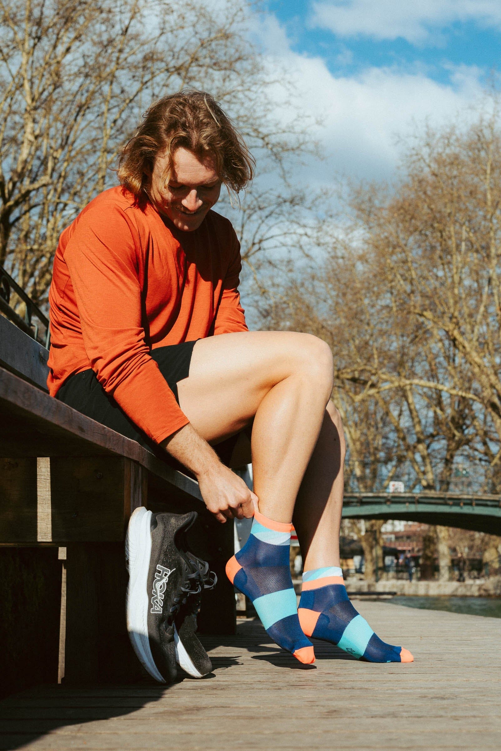 INCYLENCE ULTRALIGHT STRIDES SHORT NAVY INFERNO Socks INCYLENCE