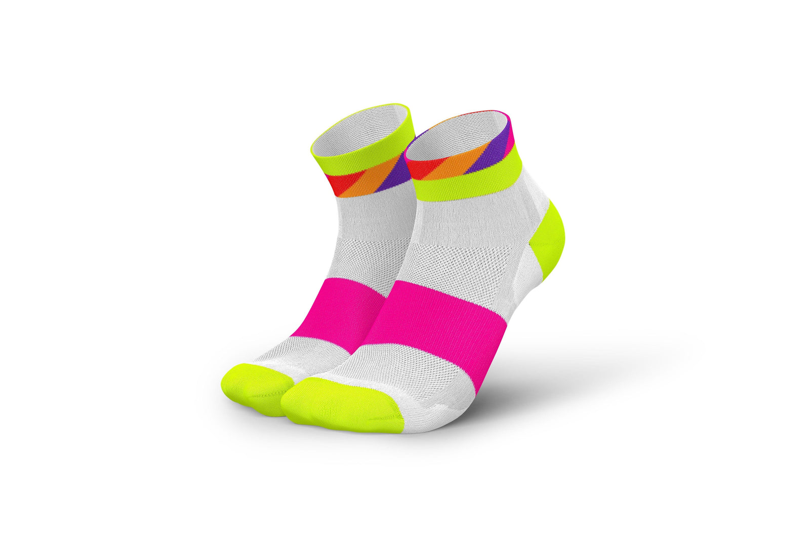 INCYLENCE ULTRALIGHT STRIDES SHORT WHITE CANARY Socks INCYLENCE