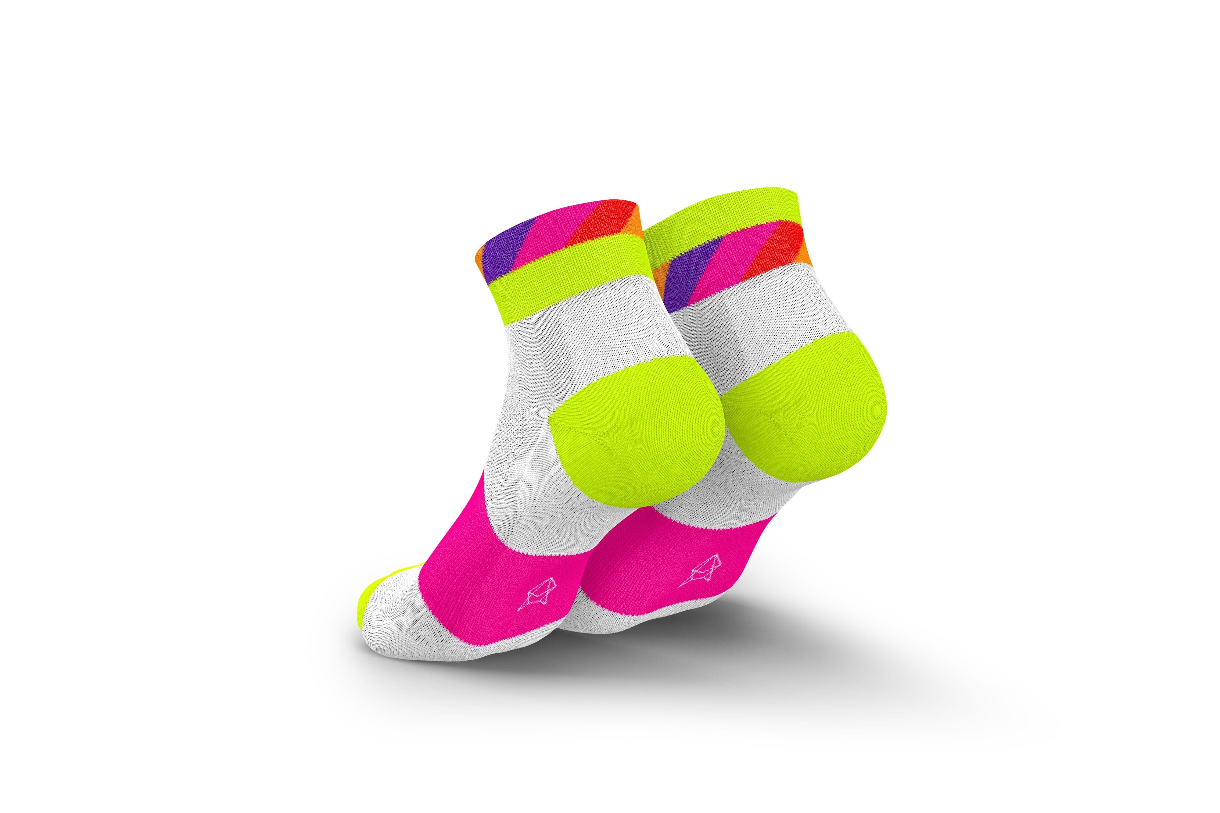 INCYLENCE ULTRALIGHT STRIDES SHORT WHITE CANARY Socks INCYLENCE
