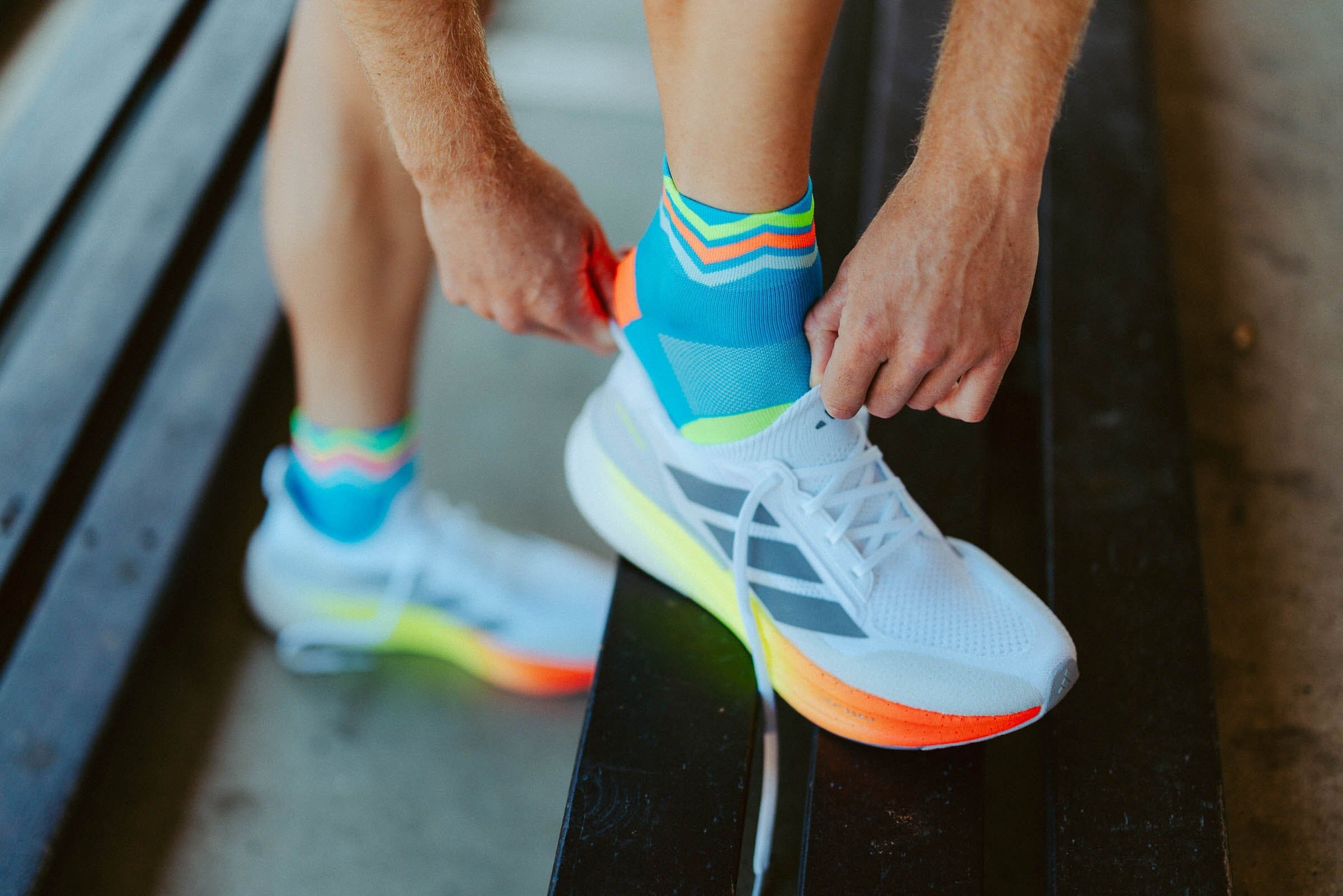 INCYLENCE ULTRALIGHT WAVES SHORT CYAN GREEN Socks INCYLENCE