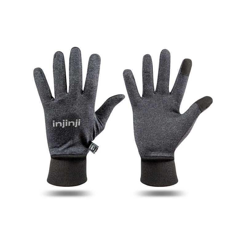 Injinji Men's Running Gloves Grey M 