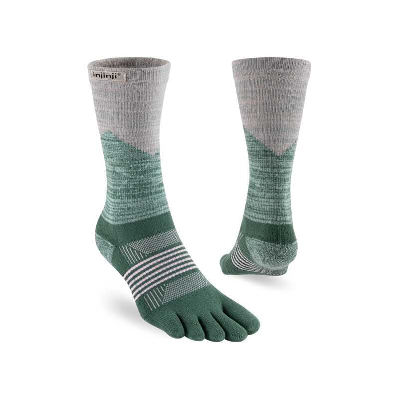 Injinji Trail Midweight Crew Socks Alpine S 
