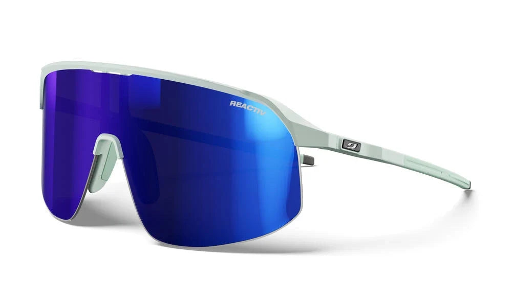 Julbo Density Sunglasses MATT - Light Green / Green REACTIV 1-3 HC One Size