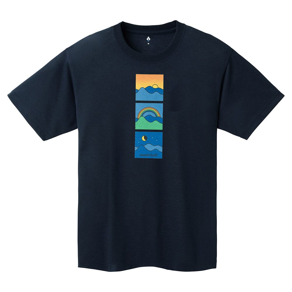 Montbell Wickron Tee A Day in the Mountains Unisex Navy S 