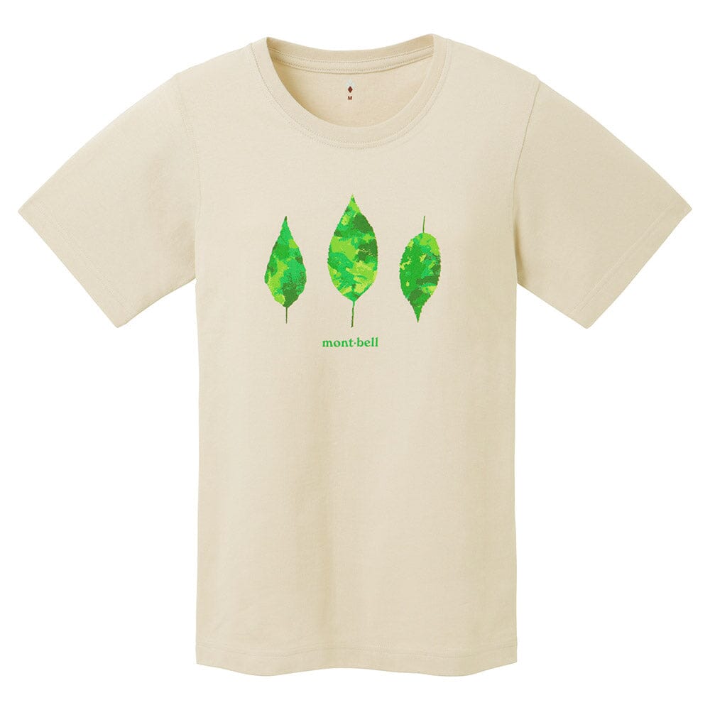 Montbell Pear Skin Cotton Tee Konoha Women's Ivory S 