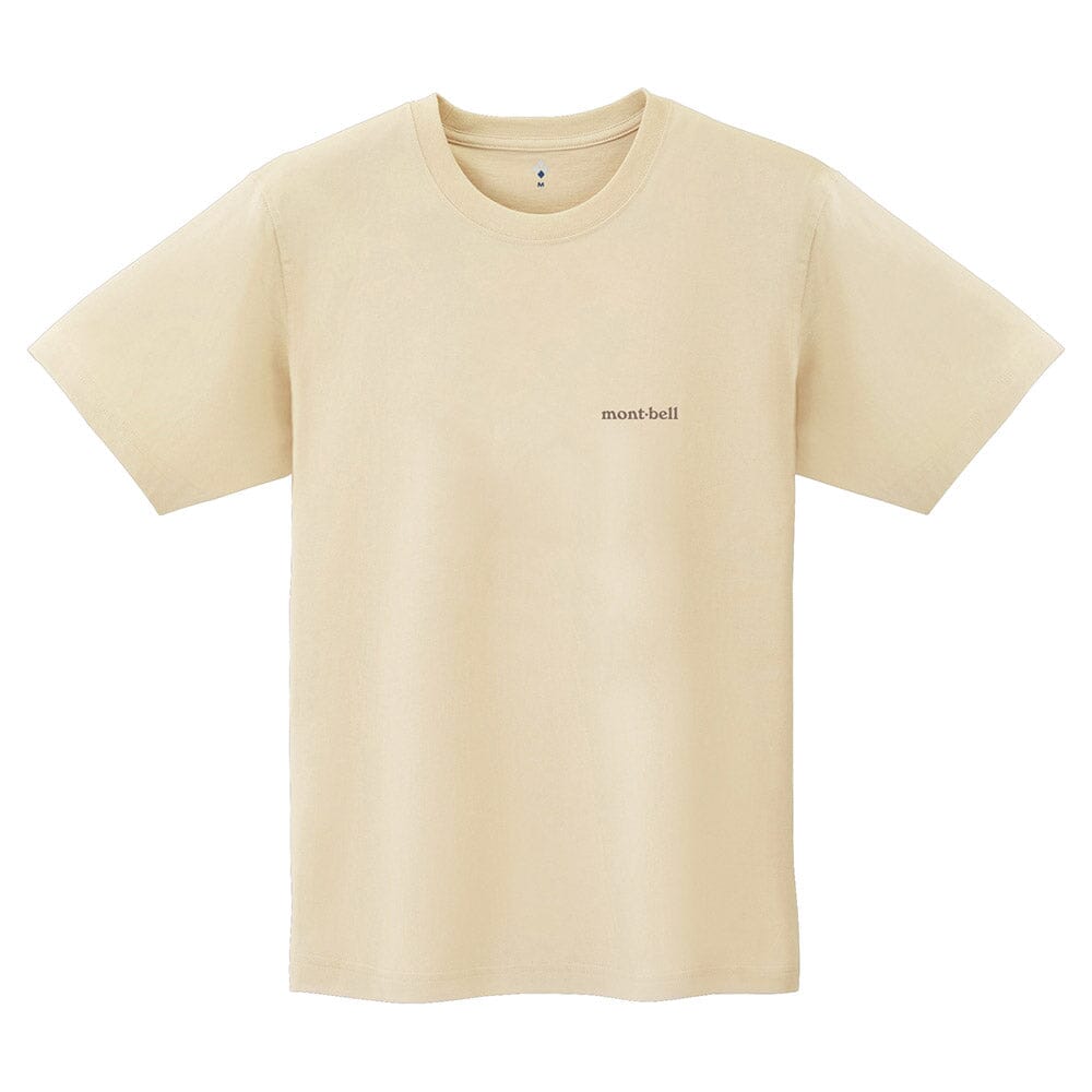 Montbell Pear Skin Cotton Tee Men's Ivory S 