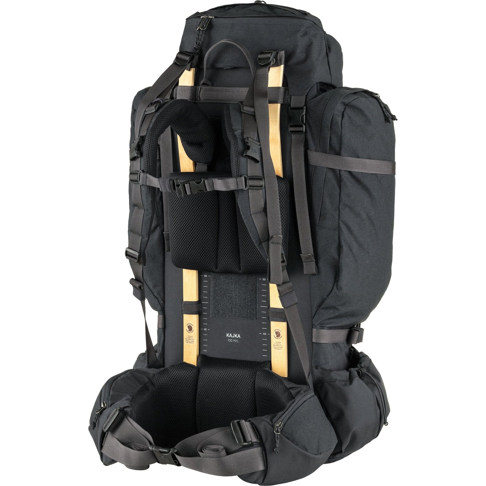 Fjallraven Kajka 100 Backpack Coal Black 
