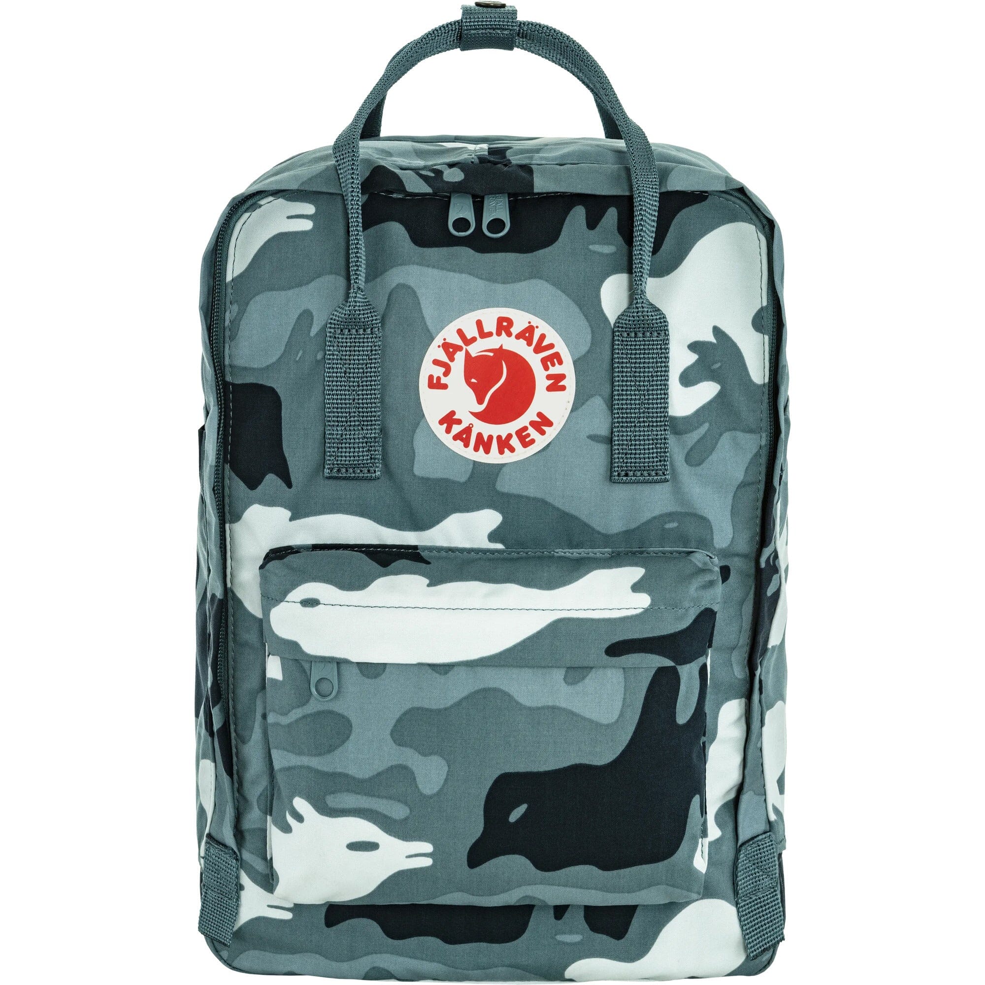 Fjallraven Kånken Graphics Laptop 15 Backpack Nimbus Blue-Hidden Animals 
