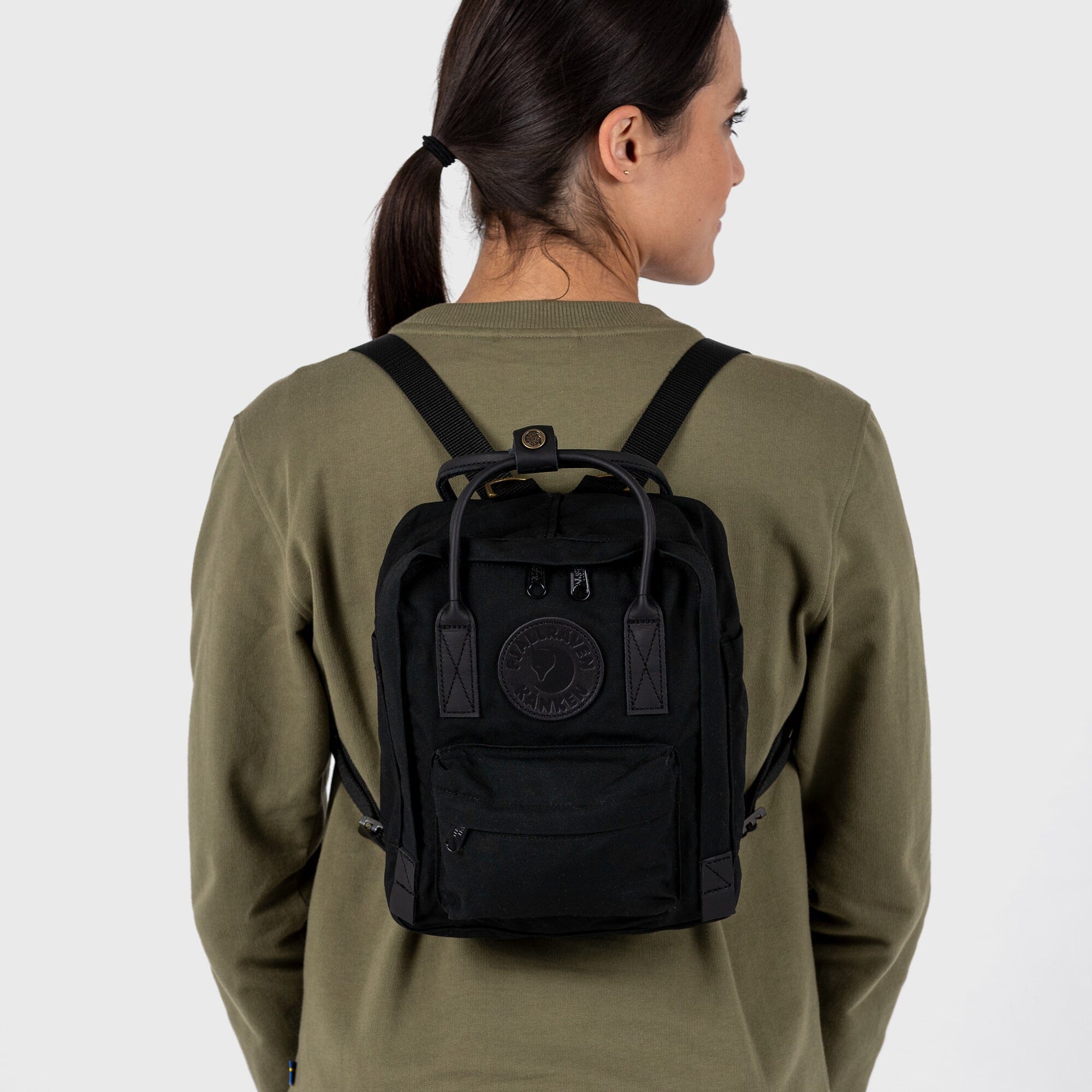 Fjallraven Kanken No. 2 Black Mini Backpack 