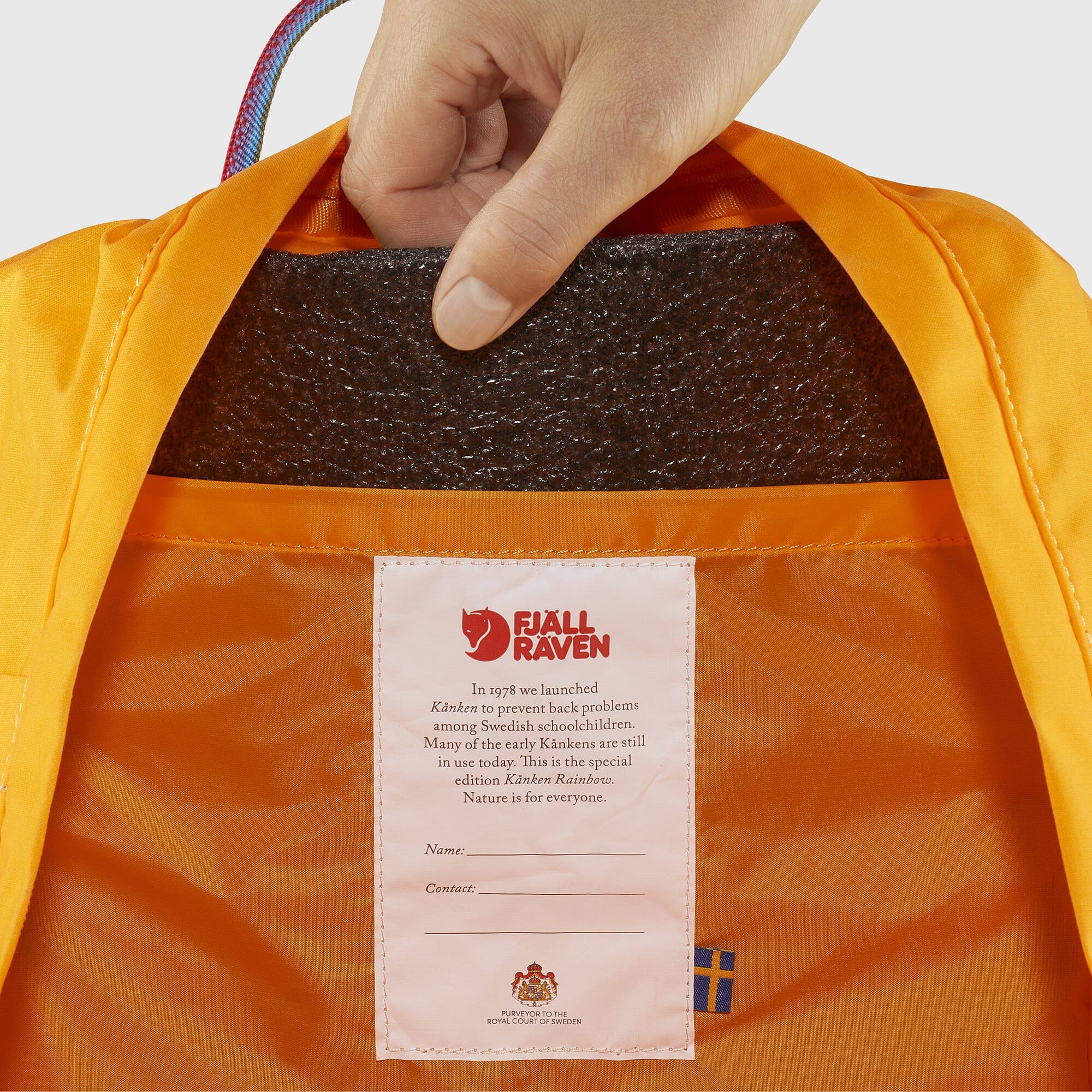 Fjallraven Kanken Rainbow Backpack 