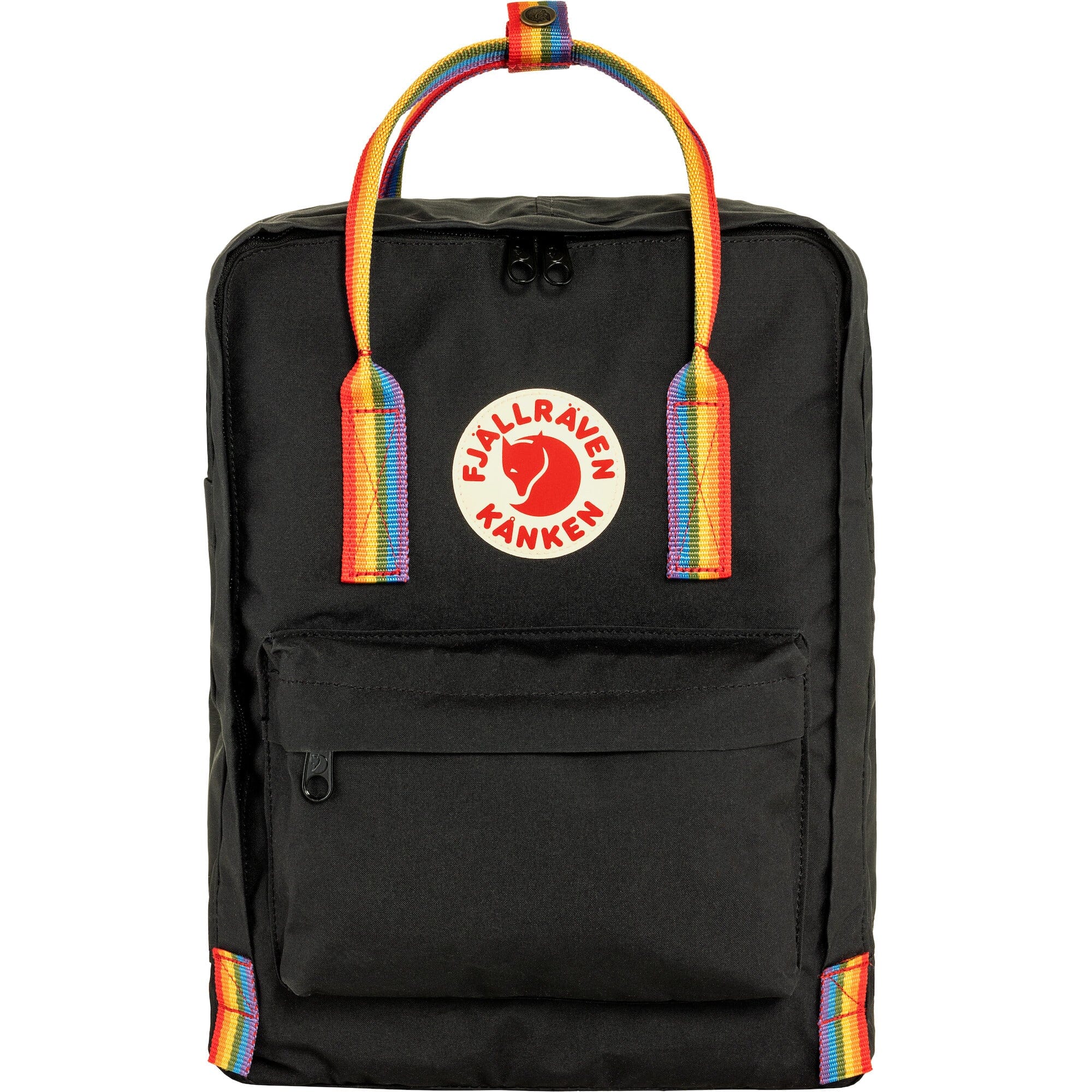 Fjallraven Kanken Rainbow Backpack Black/Rainbow Pattern 