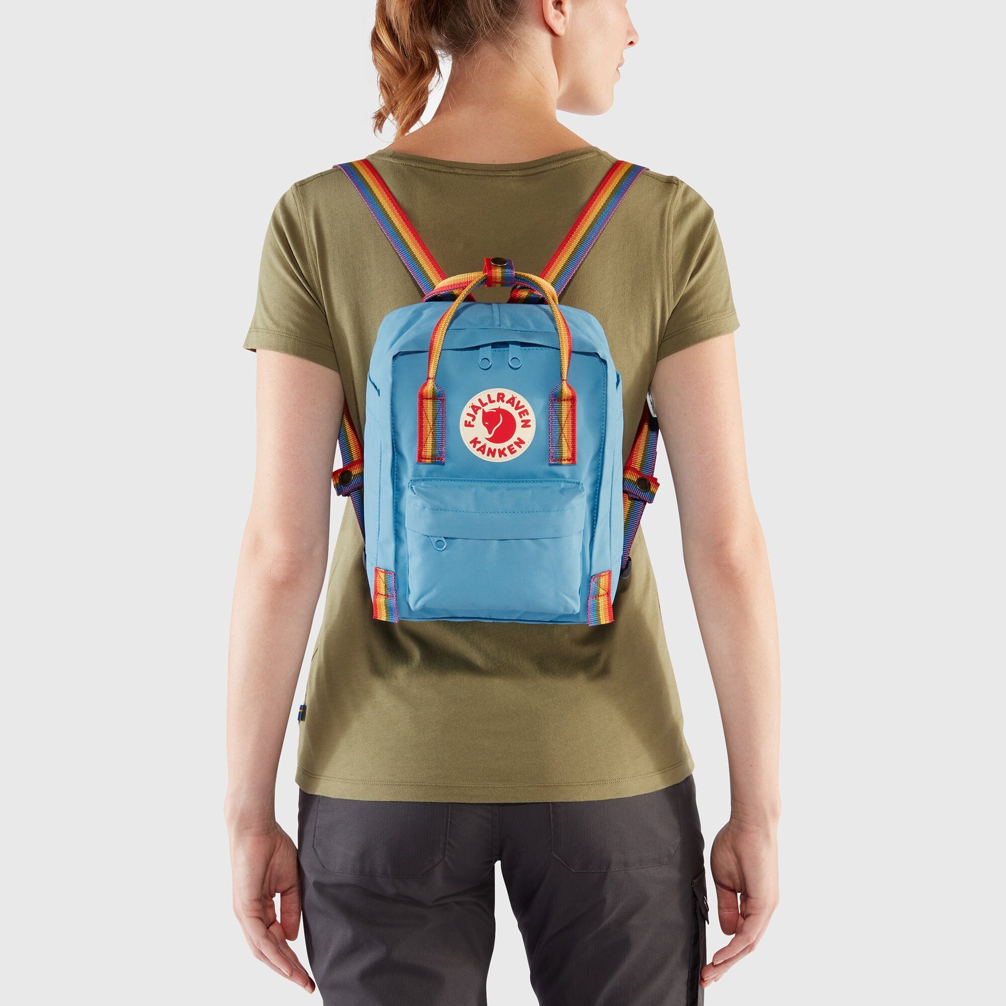 Fjallraven Kanken Rainbow Mini Backpack 