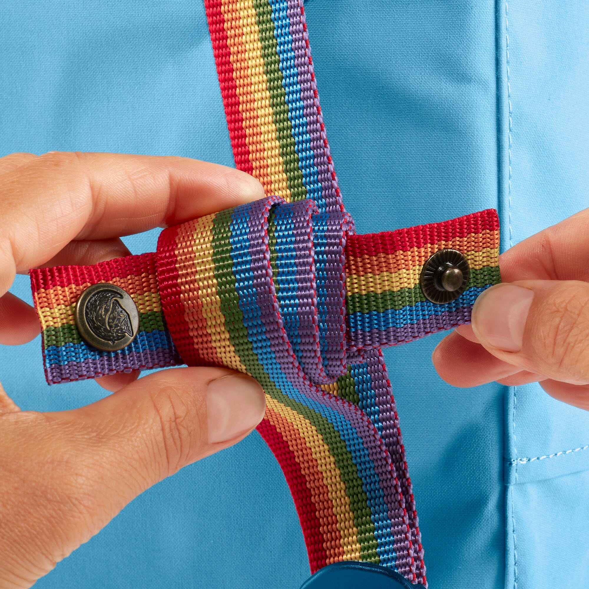 Fjallraven Kanken Rainbow Mini Backpack 