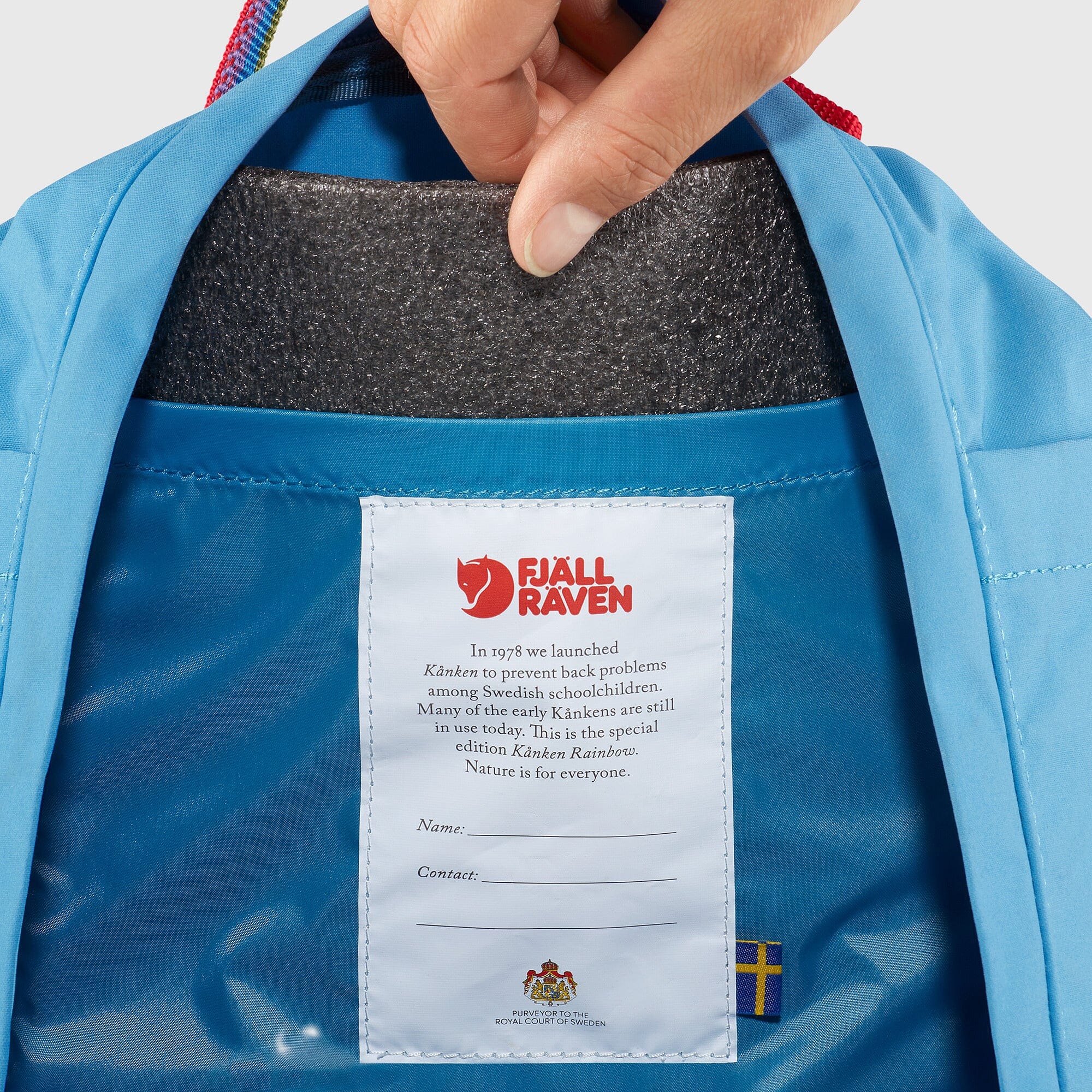 Fjallraven Kanken Rainbow Mini Backpack 