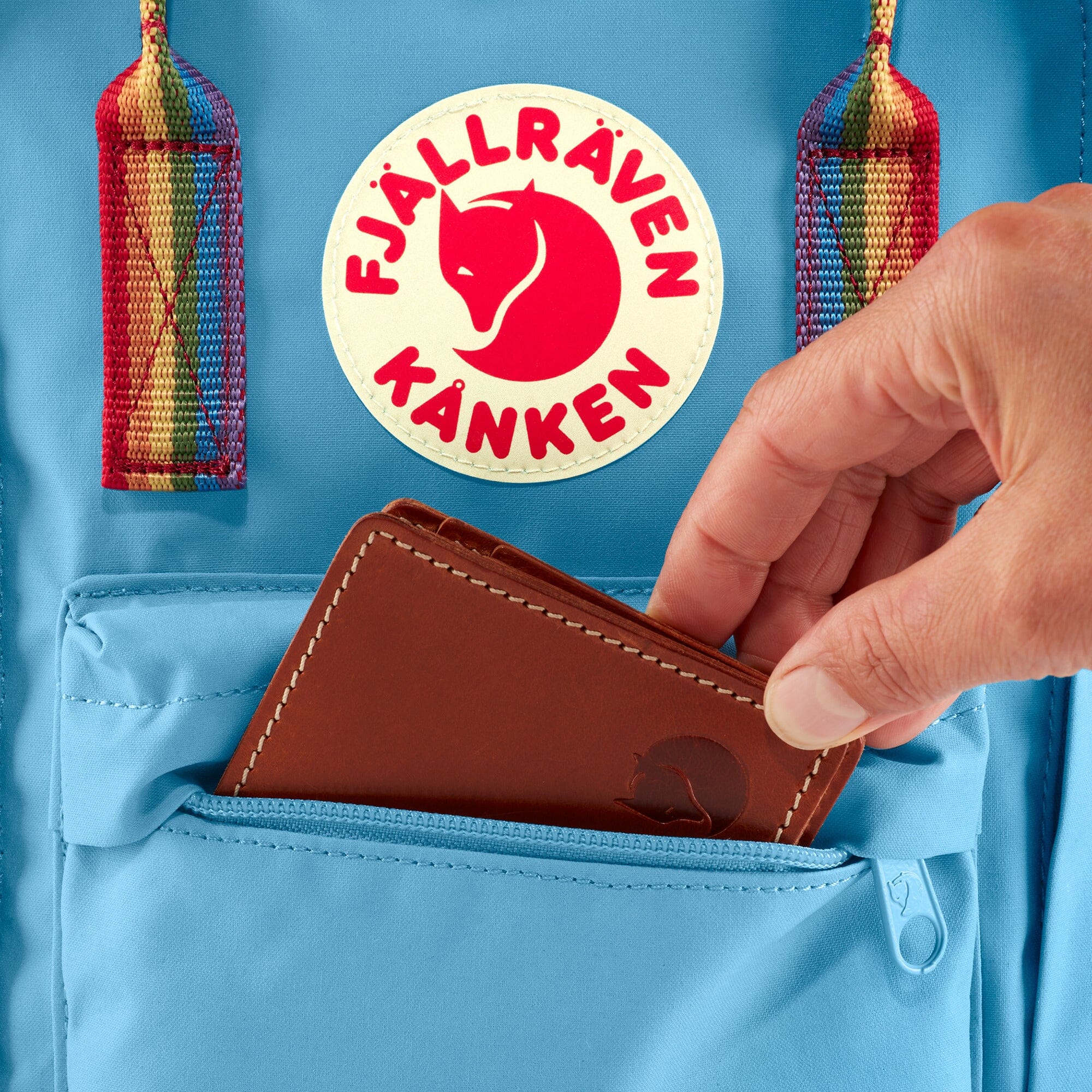 Fjallraven Kanken Rainbow Mini Backpack 
