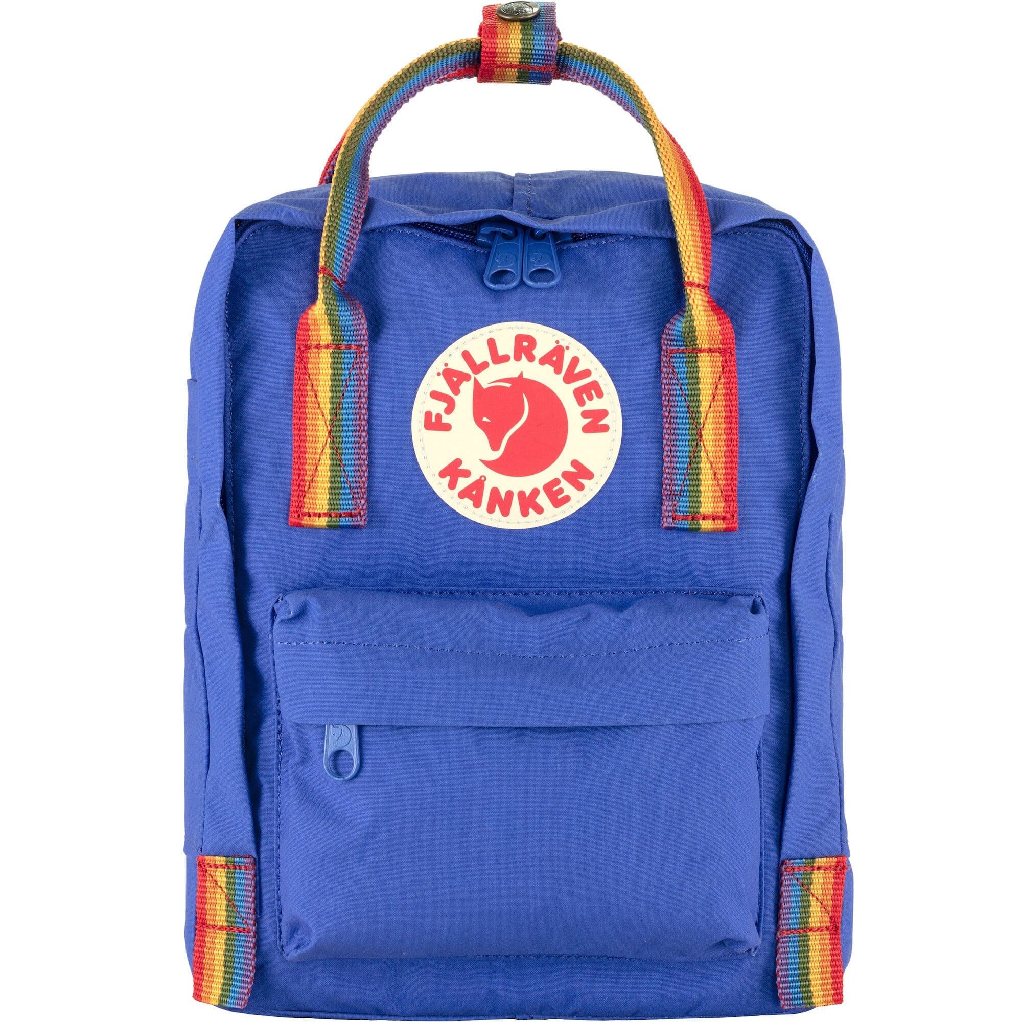 Fjallraven Kanken Rainbow Mini Backpack Cobalt Blue 