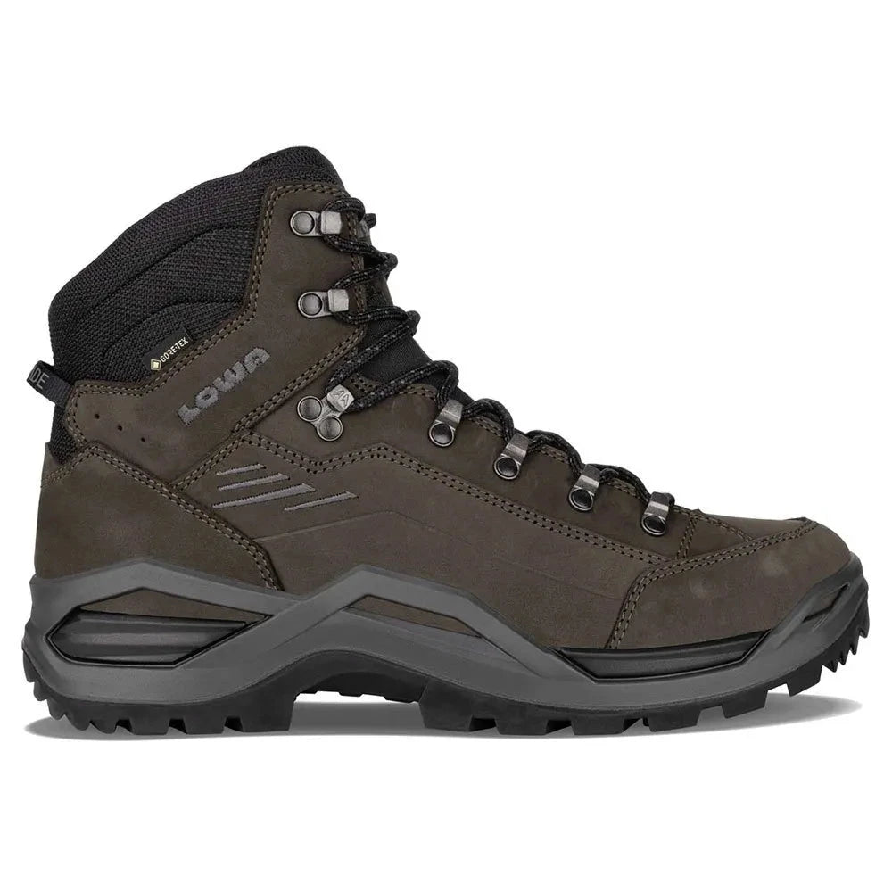 Lowa Men's Renegade EVO GTX Mid Hiking Shoes - Dark Brown/Black