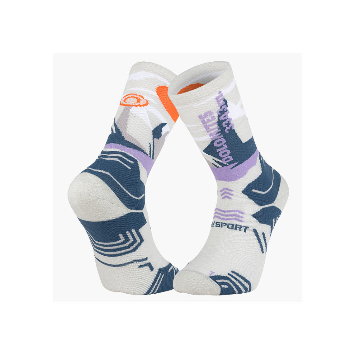 BV Sport Trek Summit Lyocell Hiking Socks – Dolomites Grey