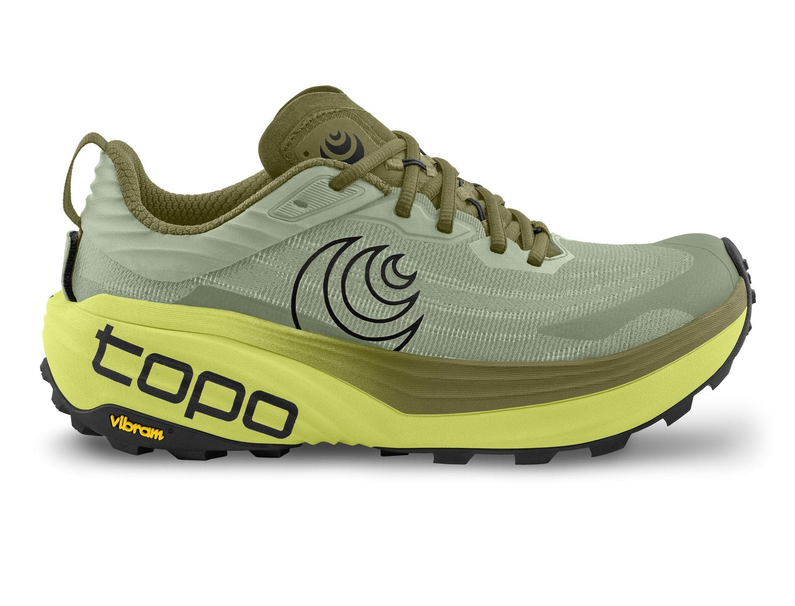 Topo Men's Vista Trail Running Shoes - Green/Black