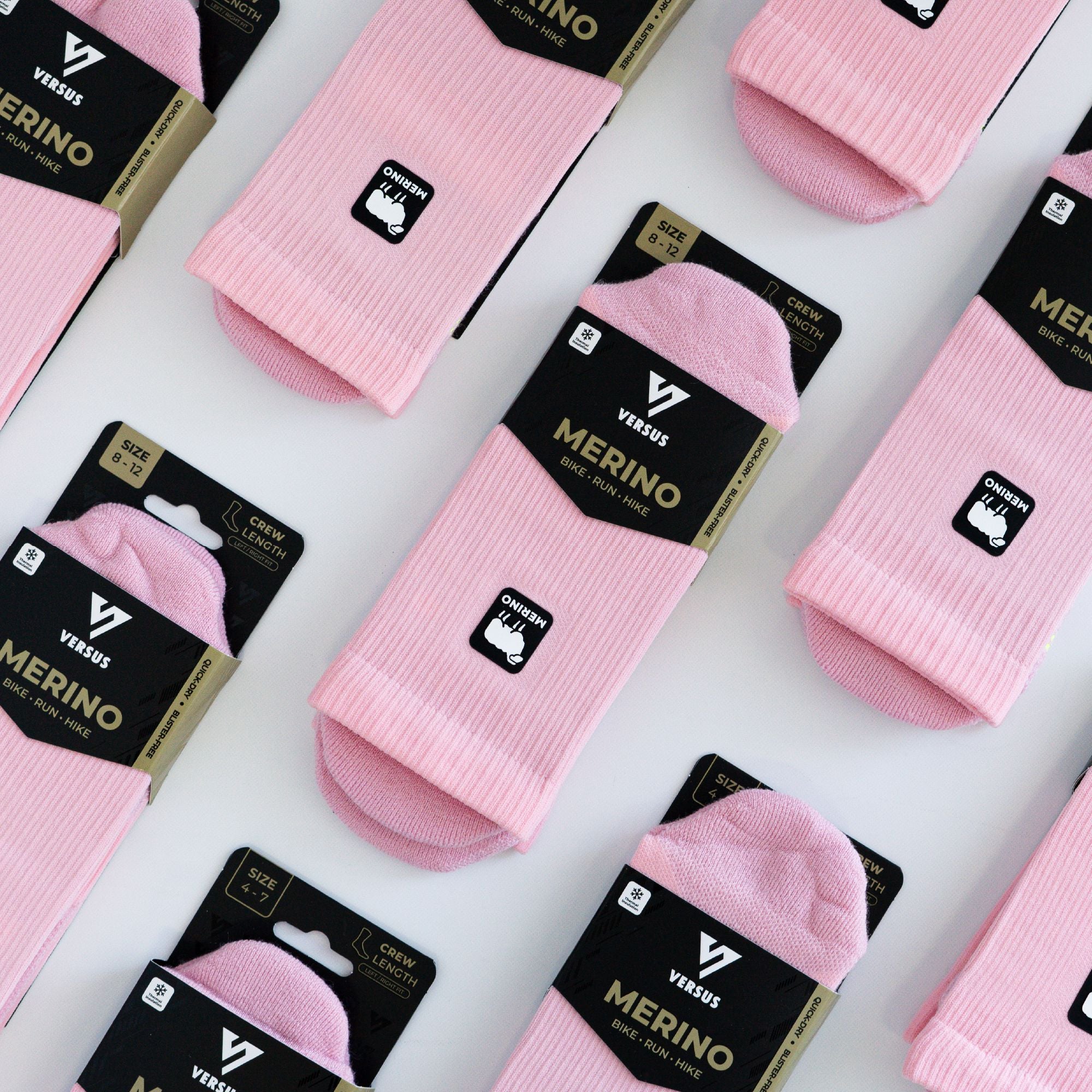 Versus Pink Sky Merino Winter Socks 