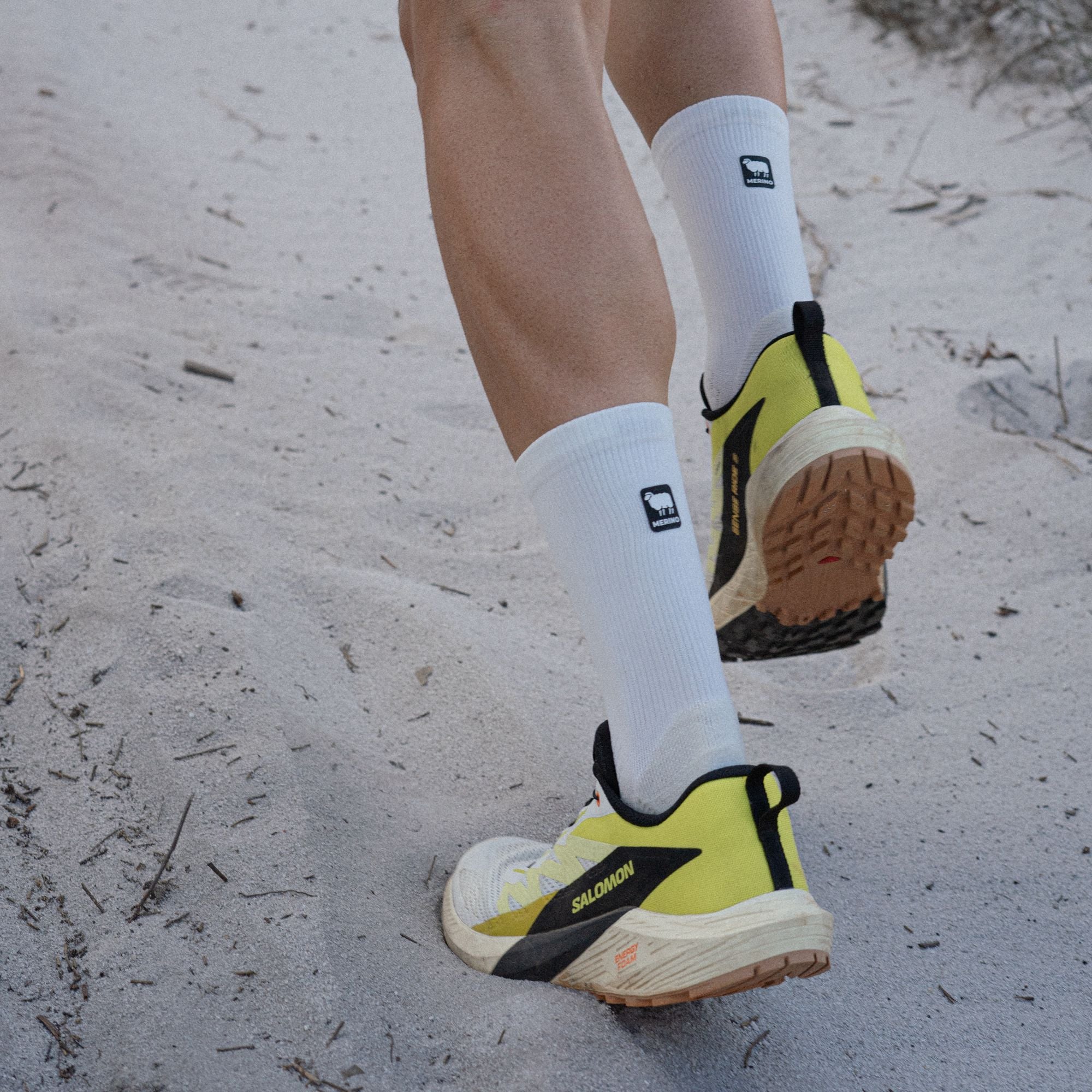 Versus White Polar Merino Winter Socks 