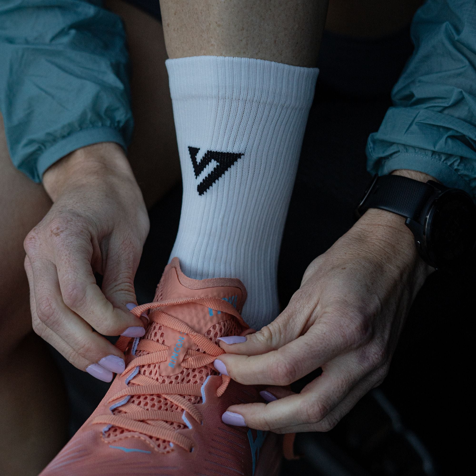 Versus White Polar Merino Winter Socks 